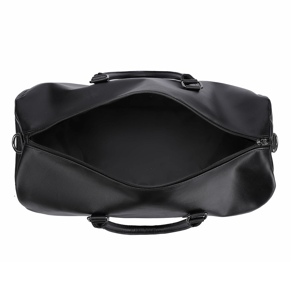 Premium Leather Travel Duffel Bag LoungeYard — product view 4