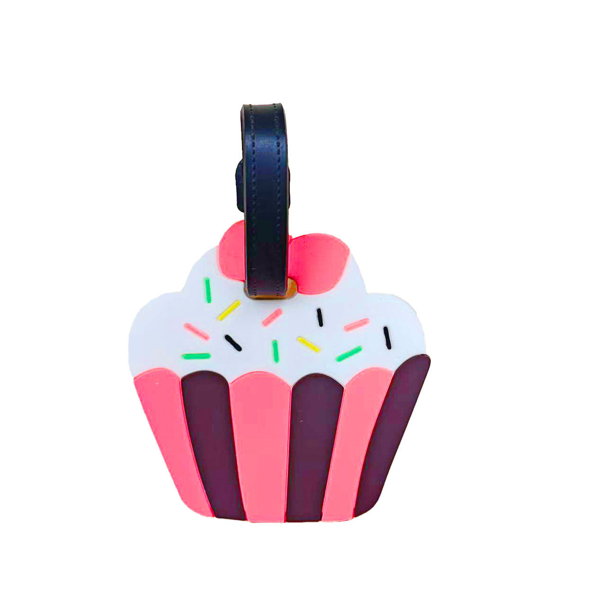 Unisex Luggage Tag in Chocolate Format LoungeYard — product view 5
