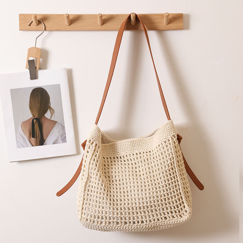 Handcrafted Cowhide Shoulder Bag LoungeYard — product view 7