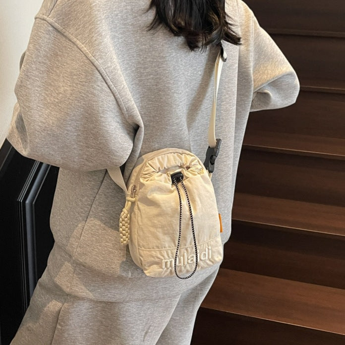 Compact Adjustable Sling Backpack LoungeYard — product view 3