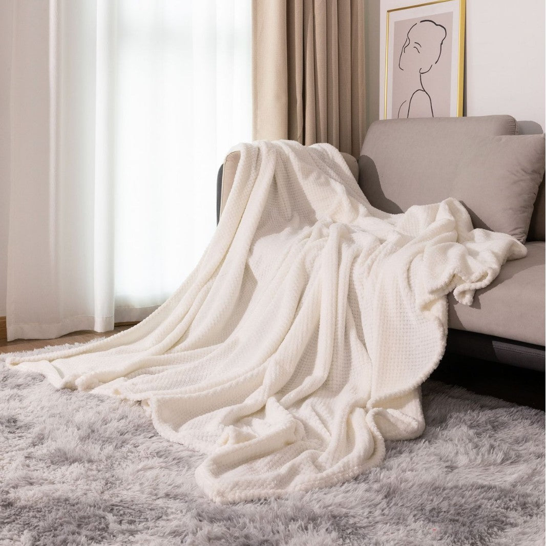 Textured Knit Throw Blanket — product view 7