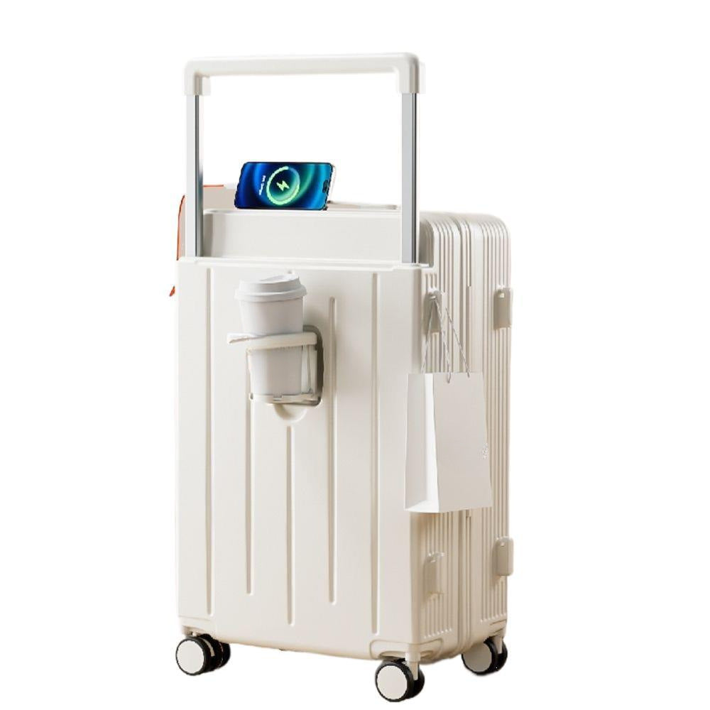 Hard-shell suitcase with integrated USB charging function LoungeYard — product view 3