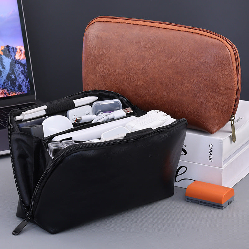 Electronics Accessories Bag with Structured Interior Organization LoungeYard — product view 1