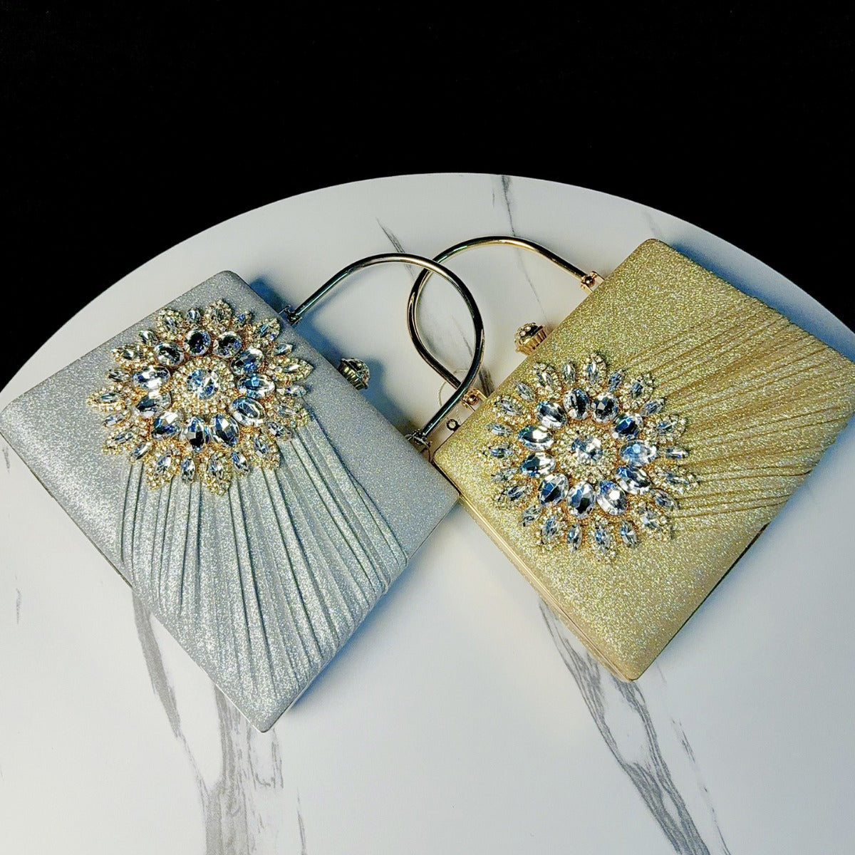 Luxurious Rhinestone-Embellished Evening Handbag — product view 2