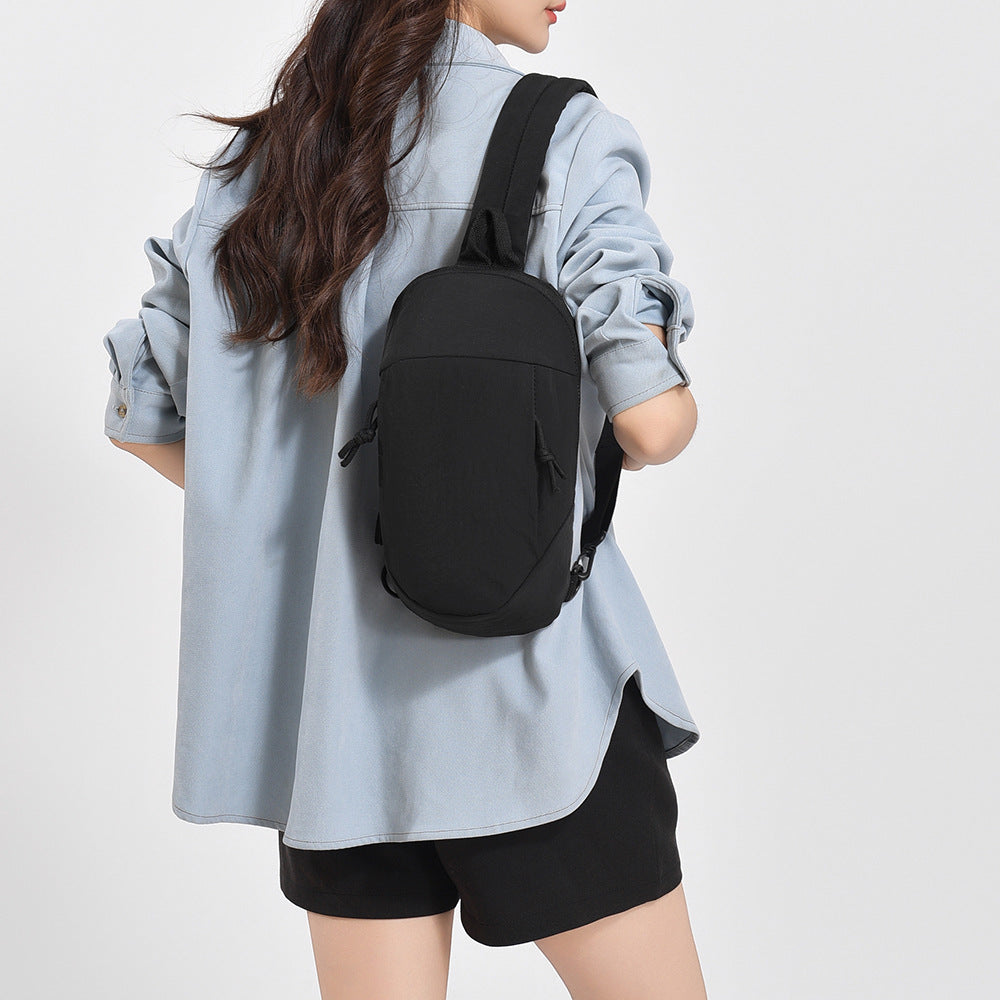 Compact Sling Backpack with Ergonomic Carrying System and Water-Resistant Material LoungeYard — product view 2