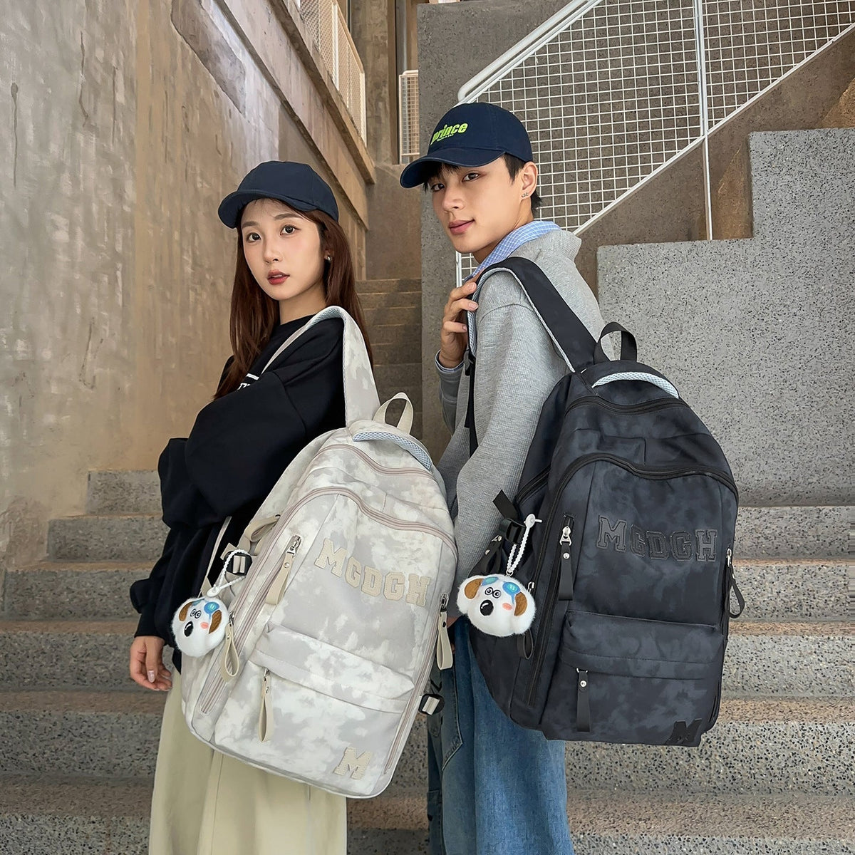 Functional Travel Backpack with Stylish Design LoungeYard — product view 3