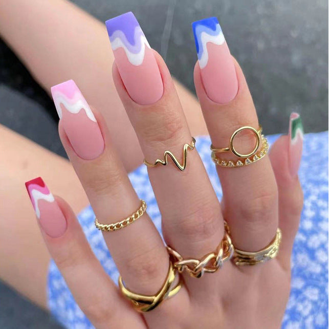 Artistic Gradient Nail Extensions — product view 1