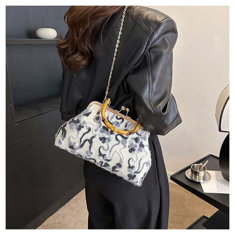 Elegant Floral Handbag — product view 5