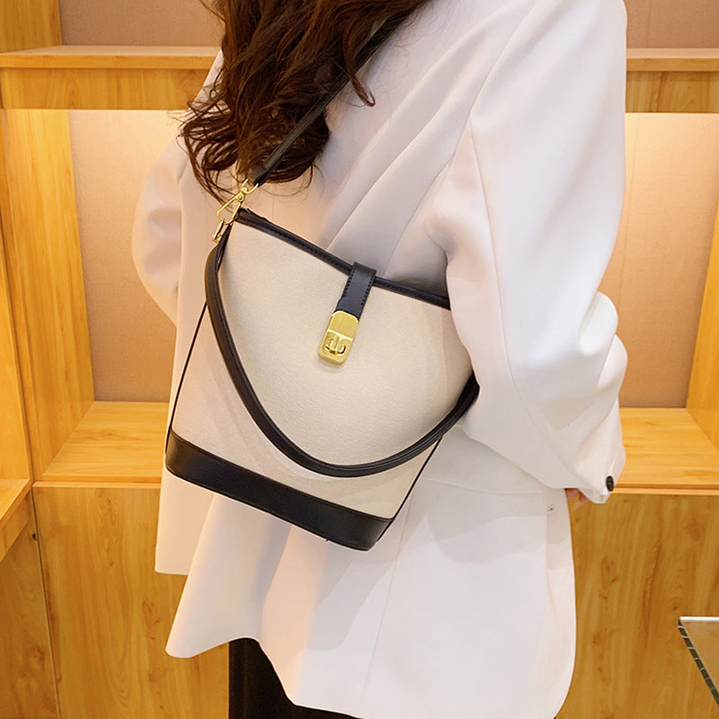 Chic Structured Bucket Bag LoungeYard — product view 5