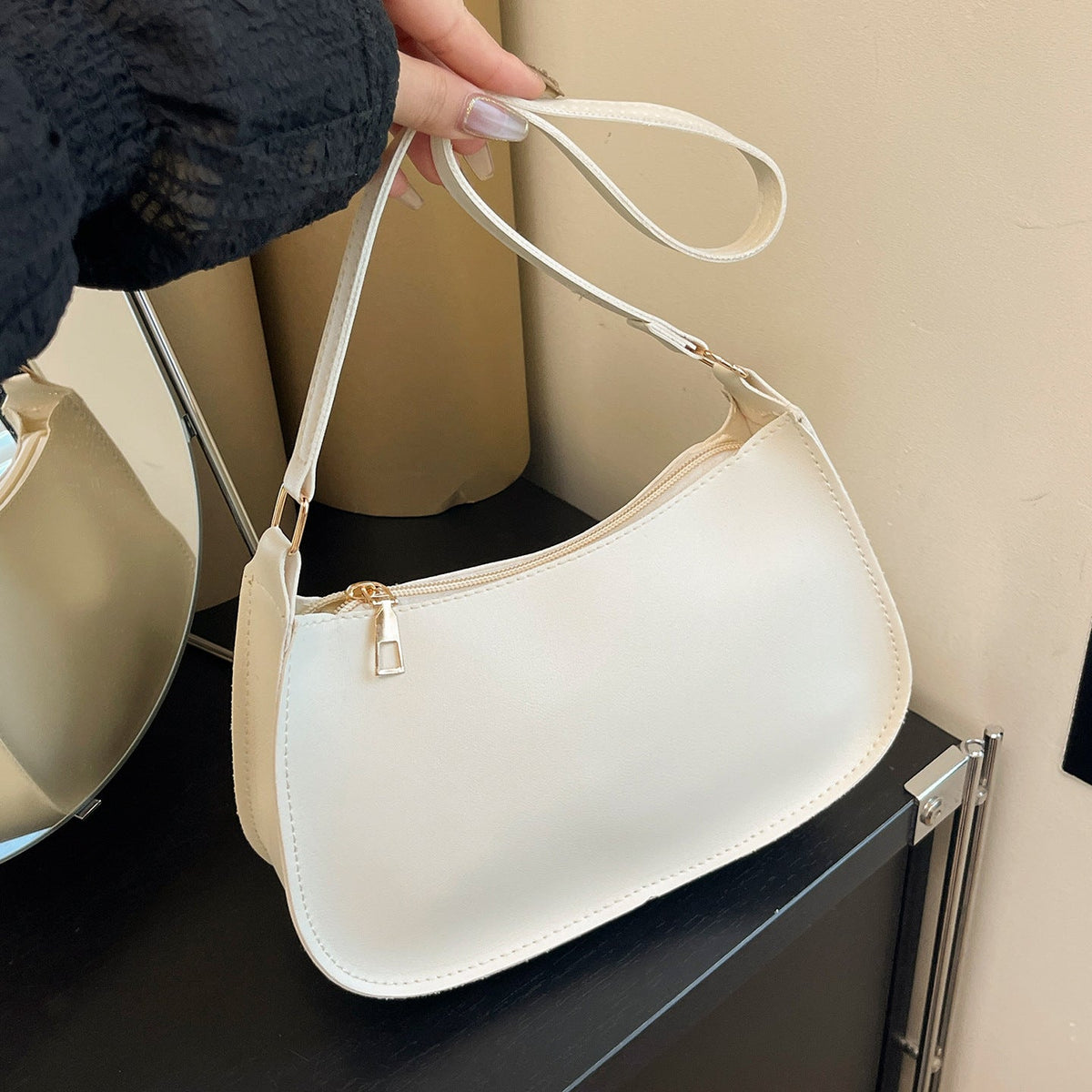 Faux Leather Crossbody Bag — product view 7