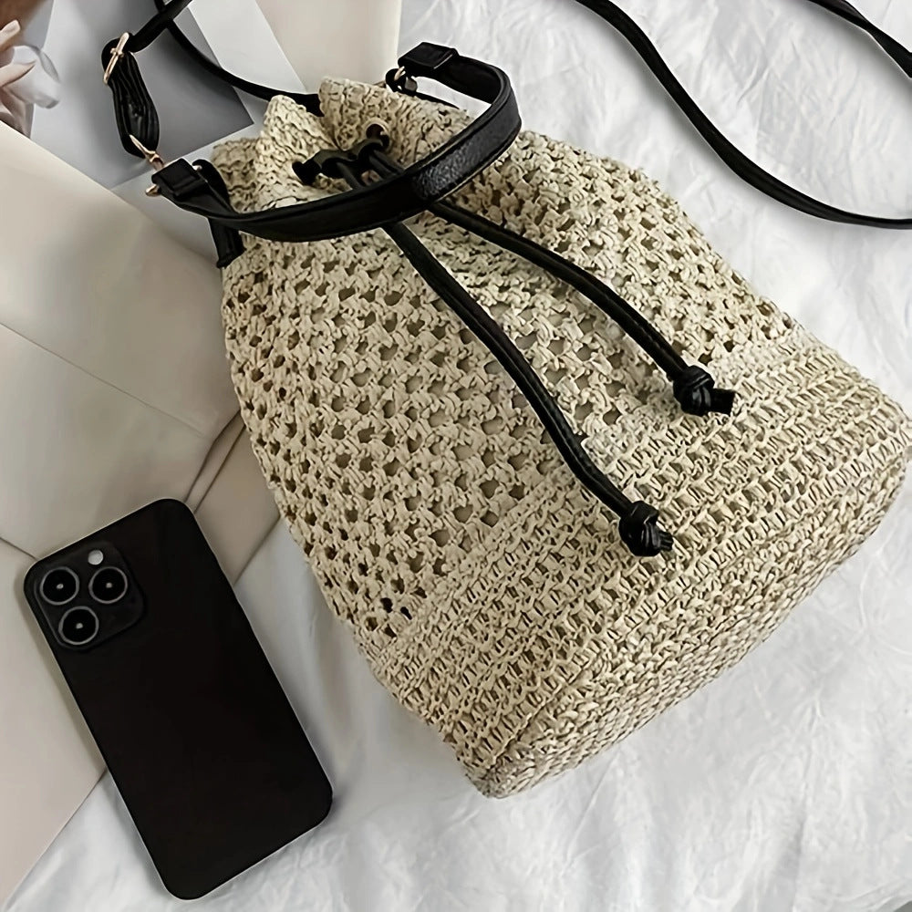 Handmade Macrame Tote Bag LoungeYard — product view 4