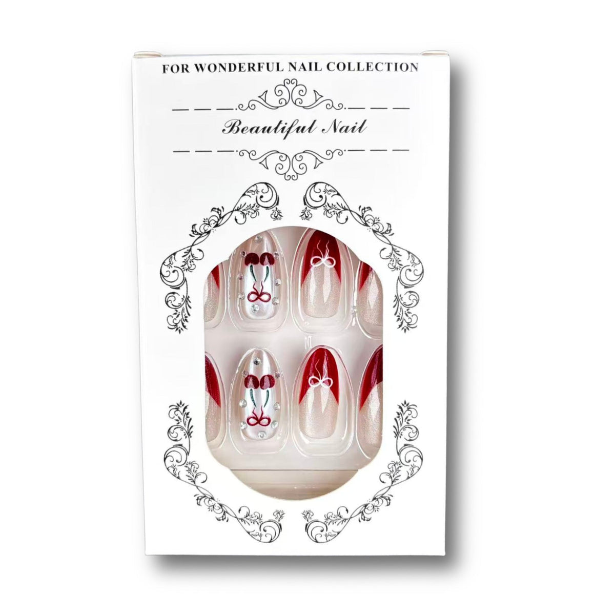 Elegant Decorative Press-On Nail Set — product view 4