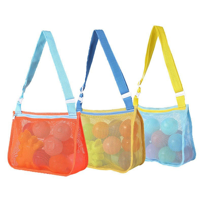Versatile Beach Bag In Airy Mesh Design LoungeYard — product view 5