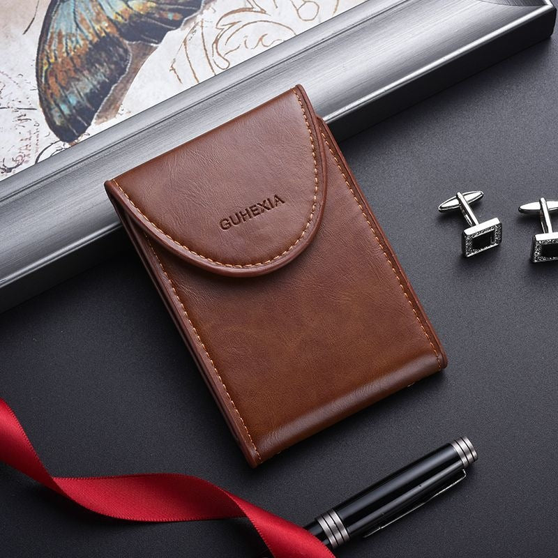 Premium Leather Card Holder LoungeYard — product view 4