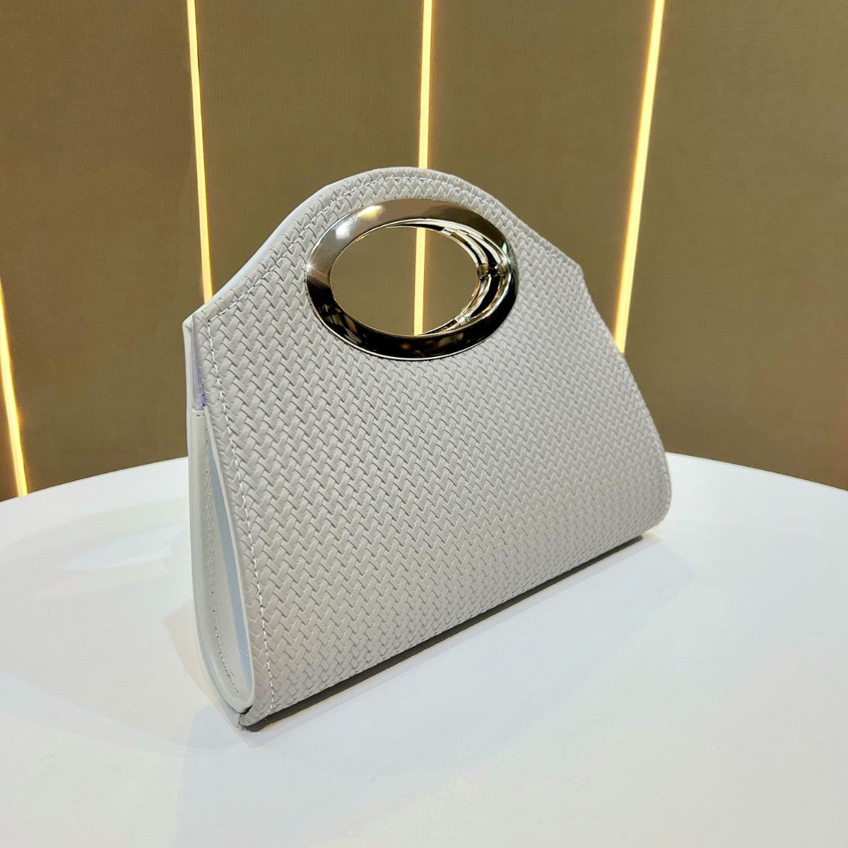 Structured Handheld Clutch Bag — product view 2