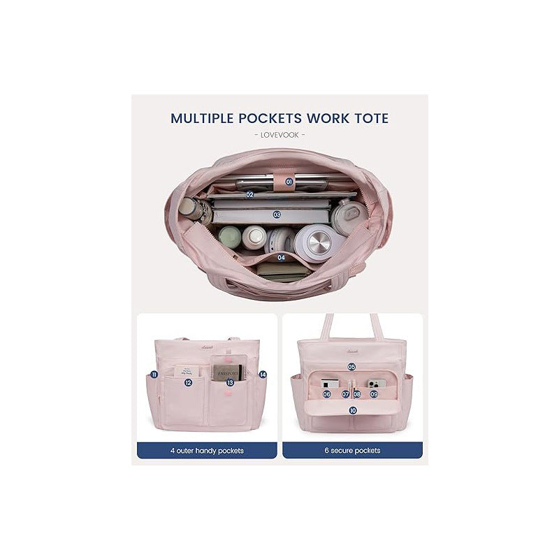 Practical carry bag with numerous compartments LoungeYard — product view 3