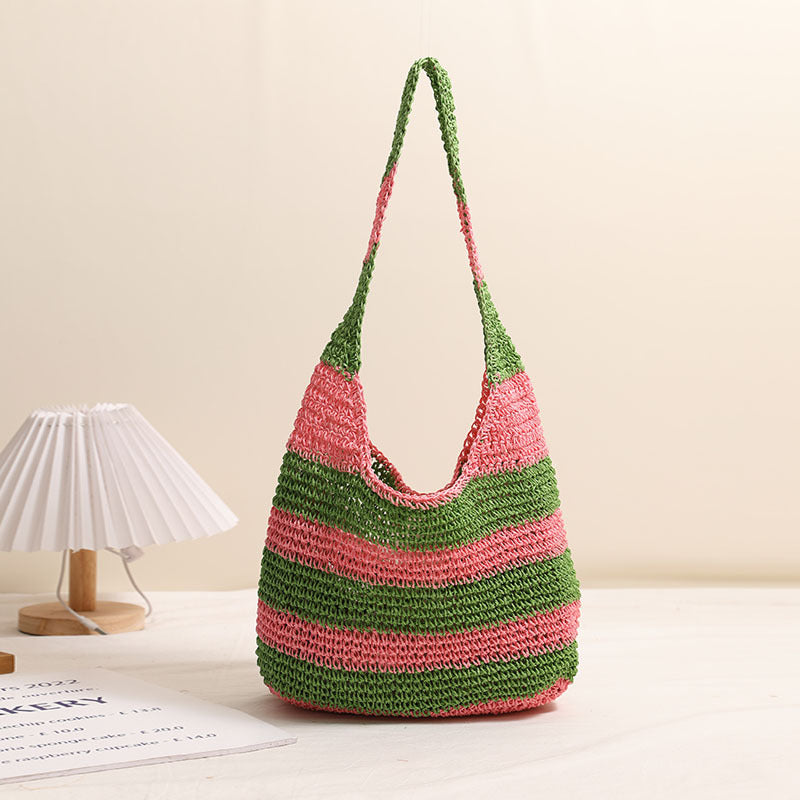 Casual Tote Bag in Striped Design LoungeYard — product view 2