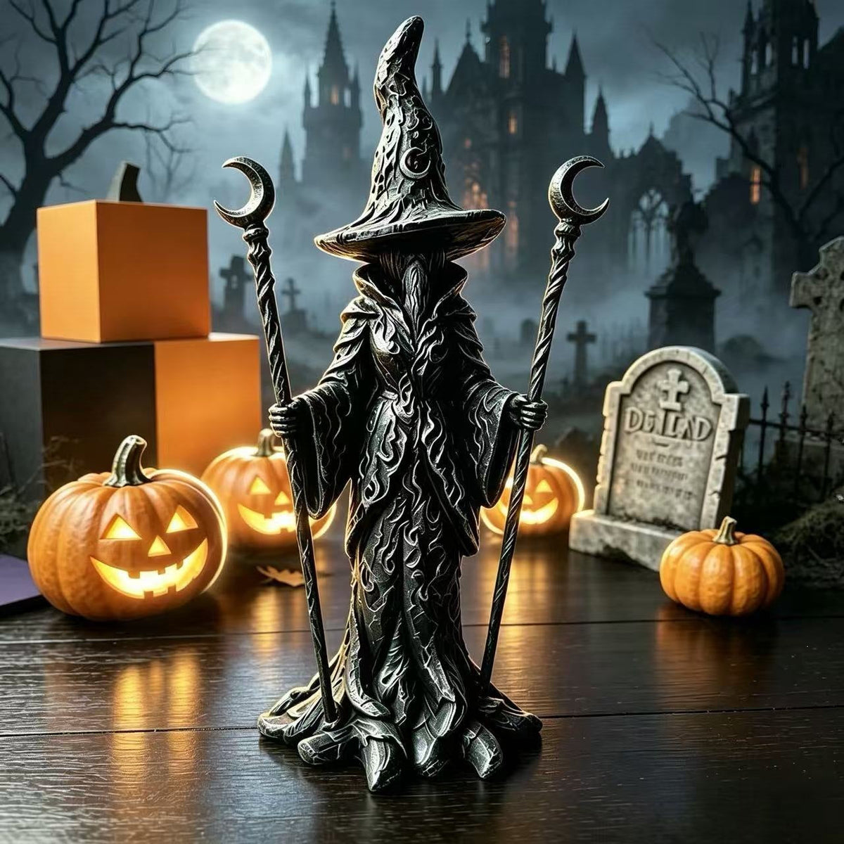 Decorative Wizard Figurine Bowlift — product view 2