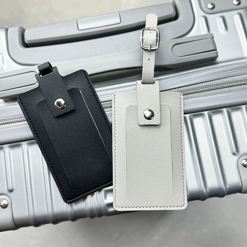 Leather Travel Luggage Tag LoungeYard — product view 2