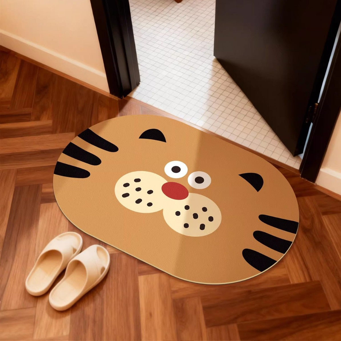 Cute Animal-Themed Non-Slip Bath Mat — product view 1