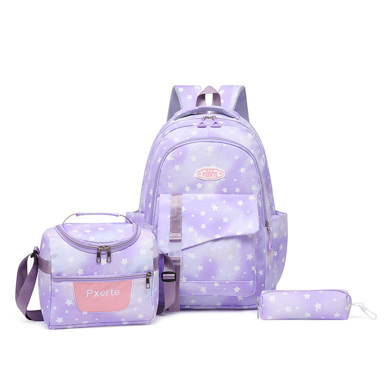Star Patterned Backpack Set — product view 2