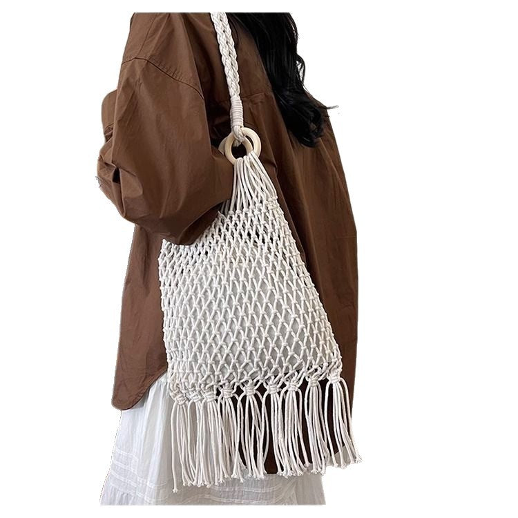 Handmade Macrame Bag LoungeYard — product view 5
