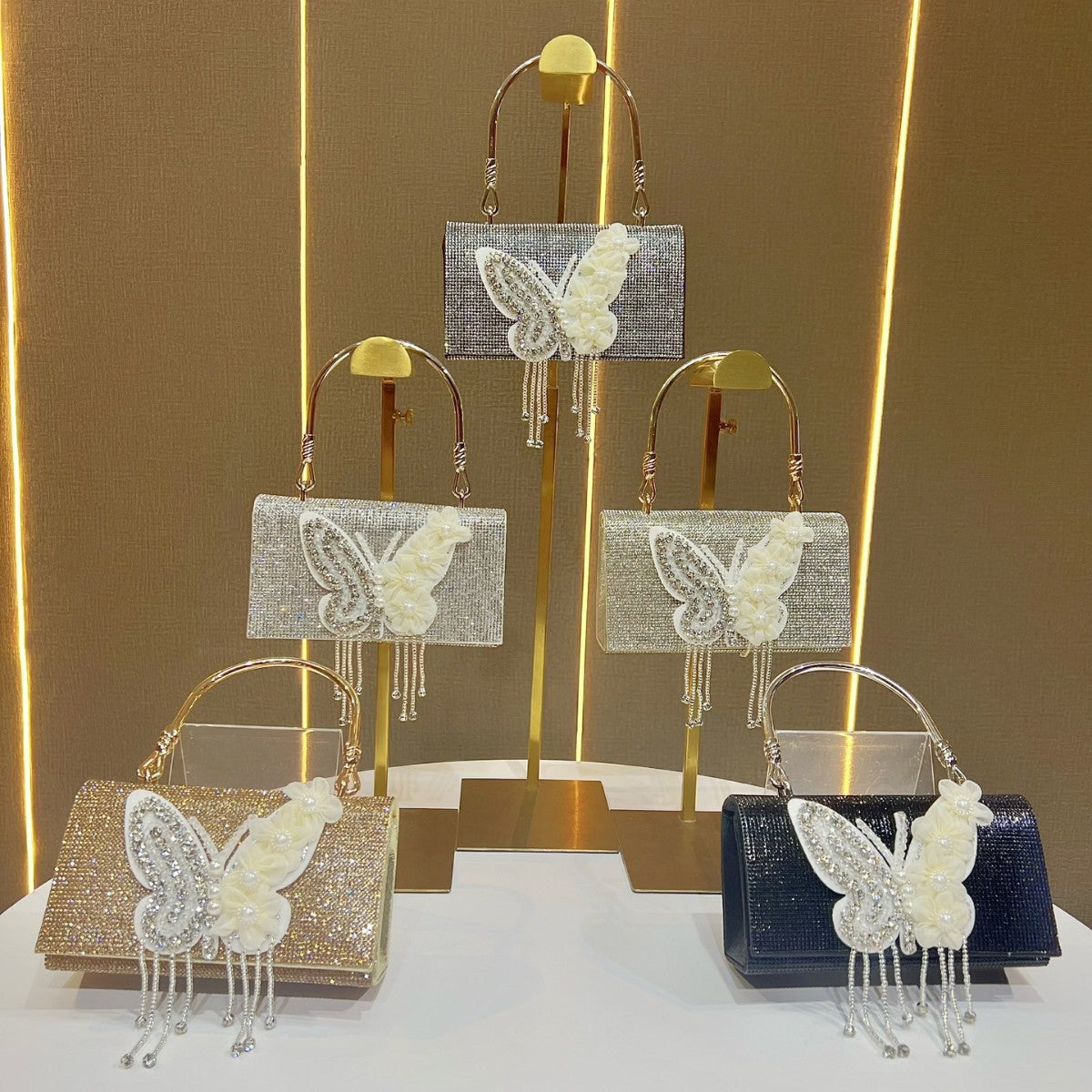 Decorative Butterfly Clutch — product view 4