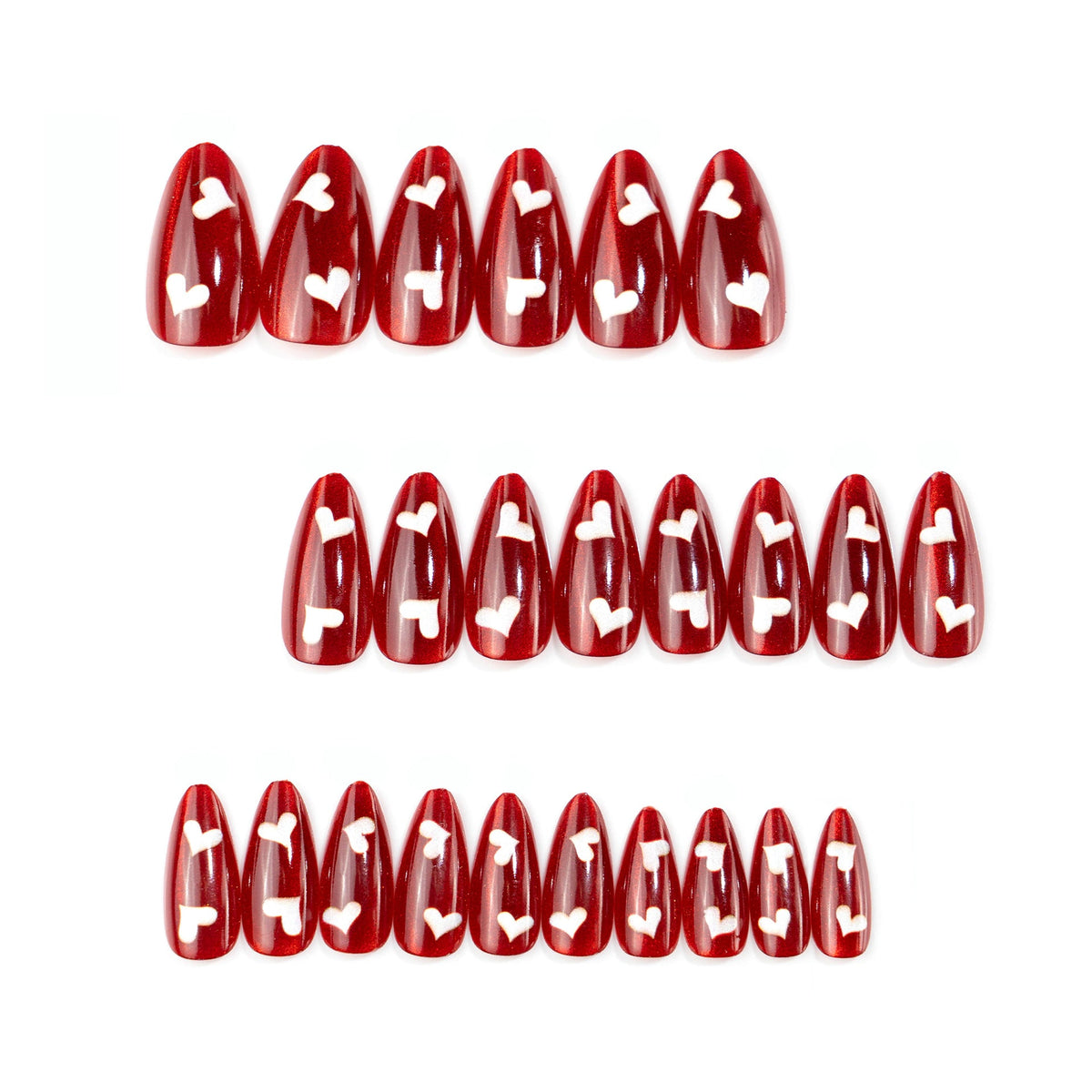 Artistic Heart Accent Press-On Nails — product view 3