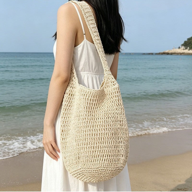 Handmade knitted bag LoungeYard — product view 1