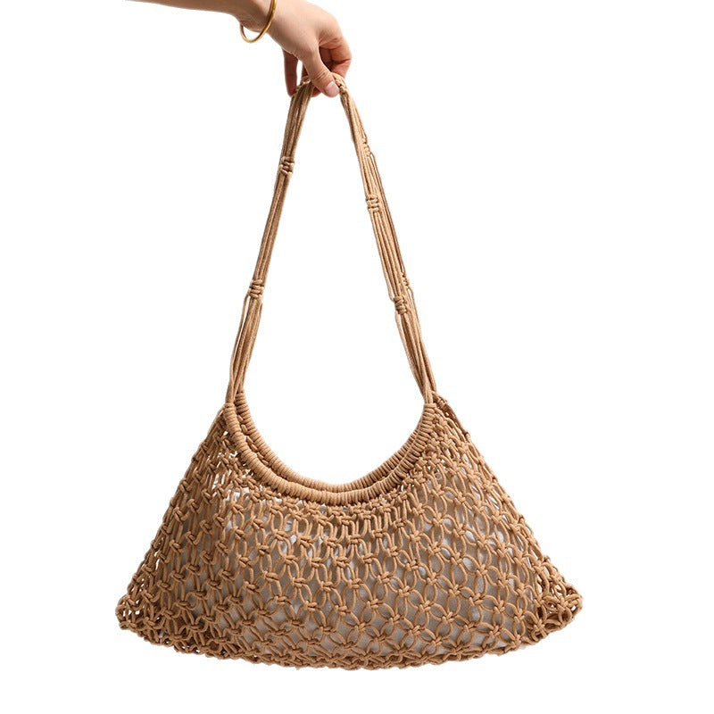 Hand-knotted Macrame Bag LoungeYard — product view 5
