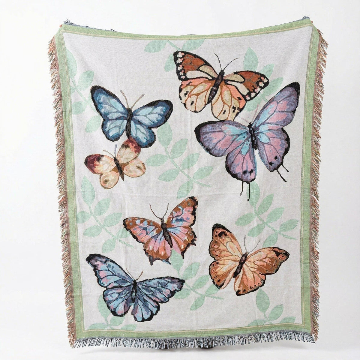 Decorative Fall-Inspired Tapestry Throw Blanket — product view 3