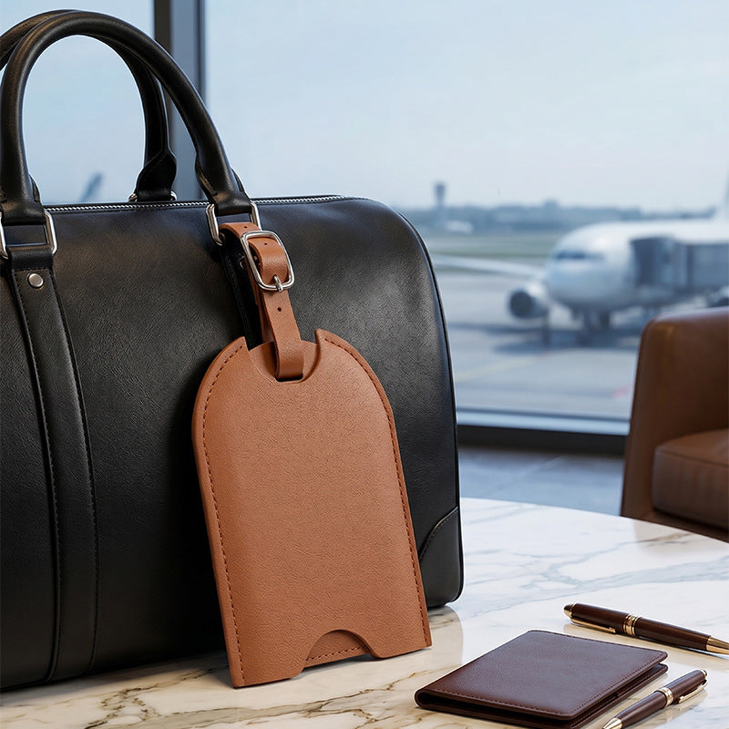Leather Luggage Tag LoungeYard — product view 3