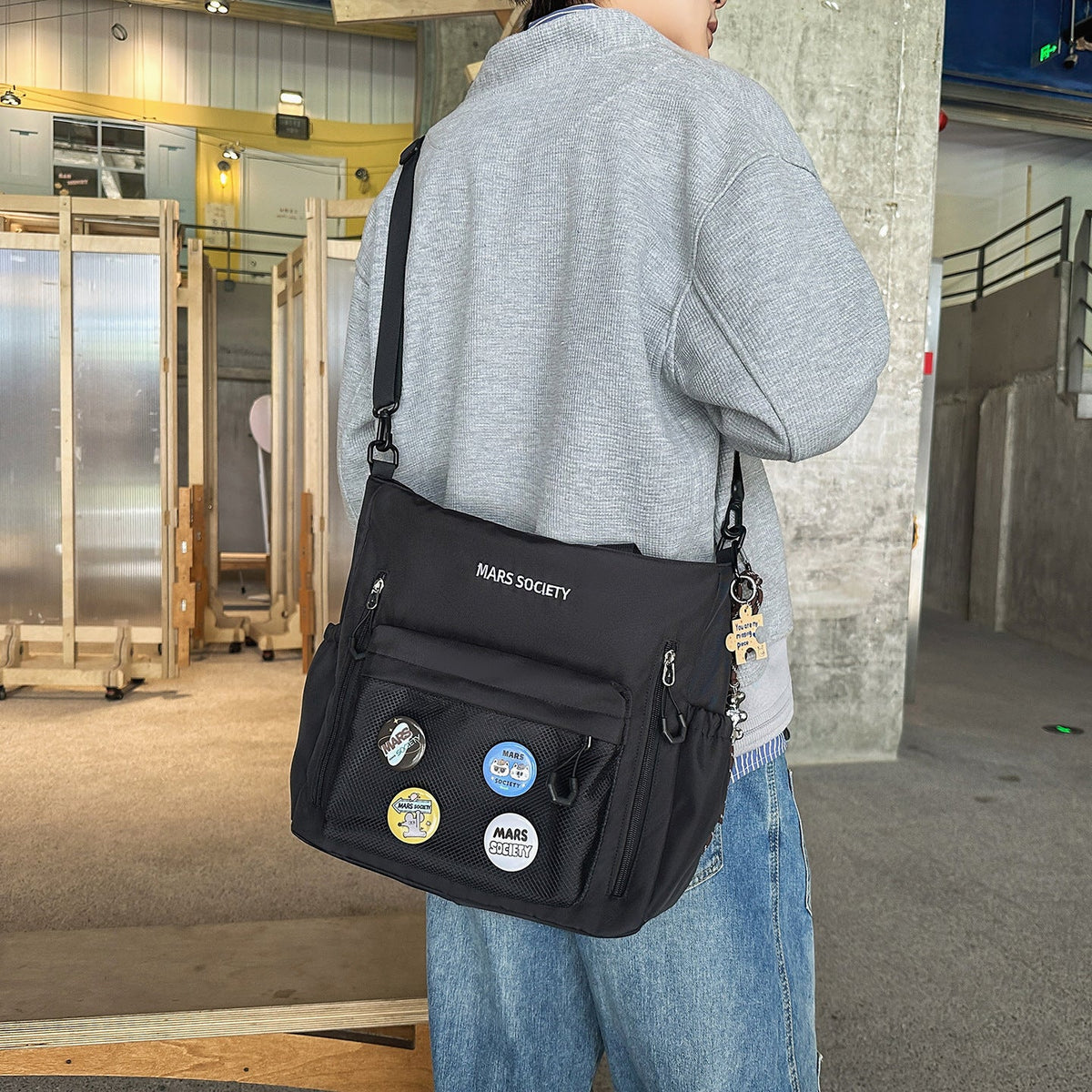 Multi-Compartment Functional Tote Bag LoungeYard — product view 2