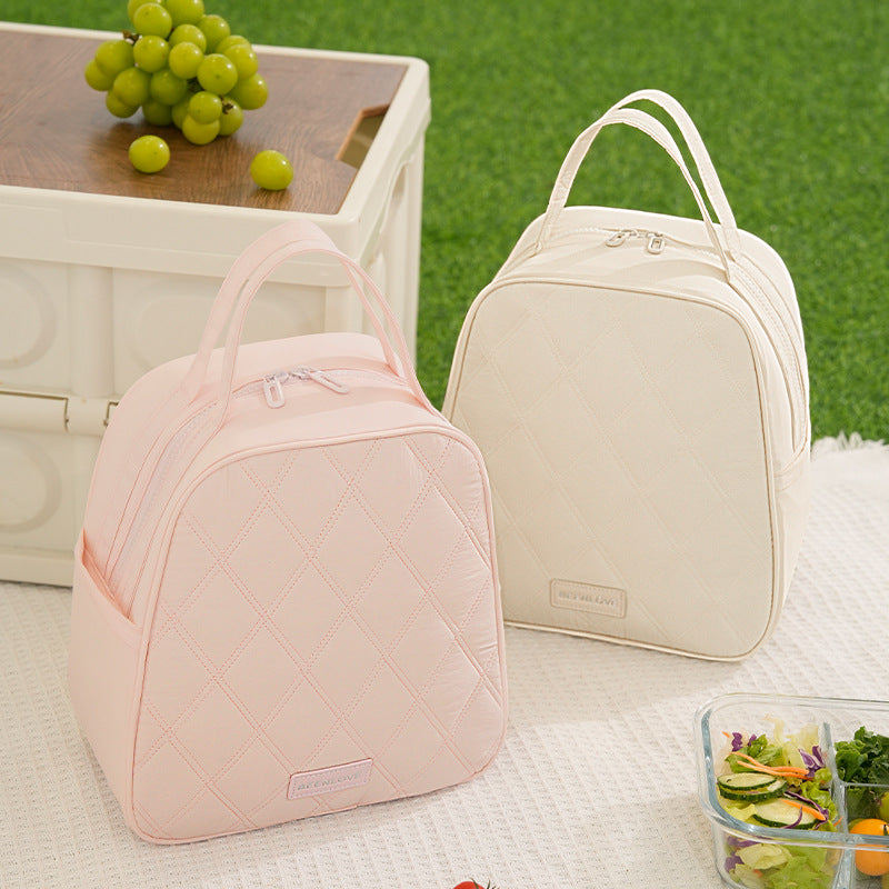 Quilted Insulated Lunch Bag — product view 2