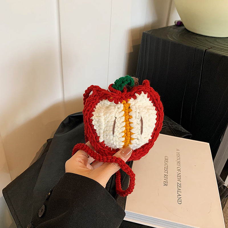 Cute Crocheted Fruit Pouch — product view 1
