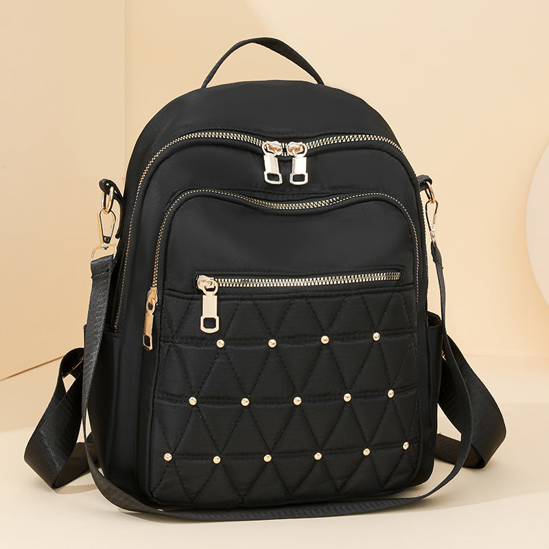 Chic Quilted Backpack LoungeYard — product view 2
