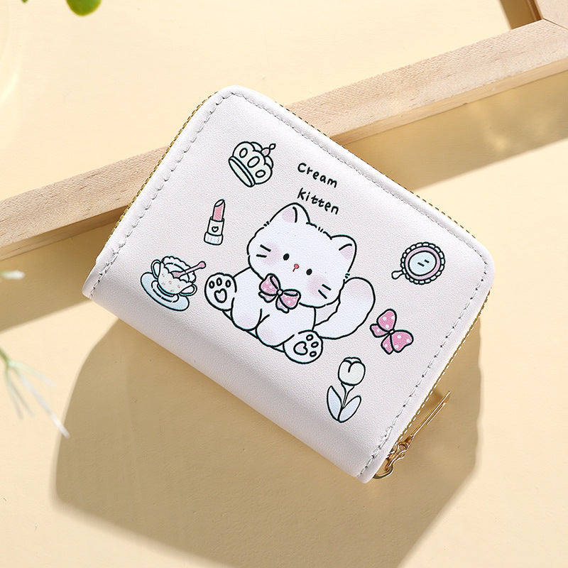 Cute Cartoon-Themed Zippered Coin Purse — product view 2
