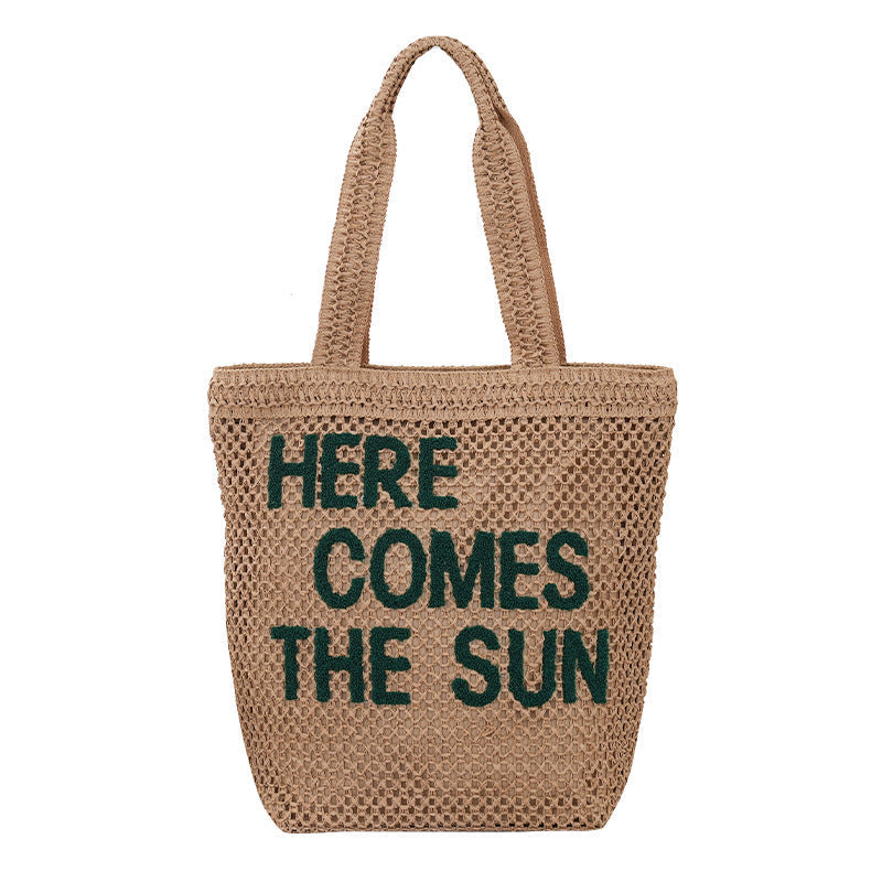 Fashionable and Ecological Mesh Tote Bag LoungeYard — product view 5