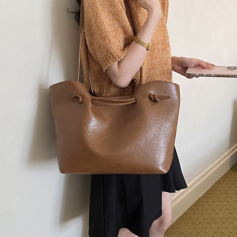 Premium Vegan Leather Tote — product view 1