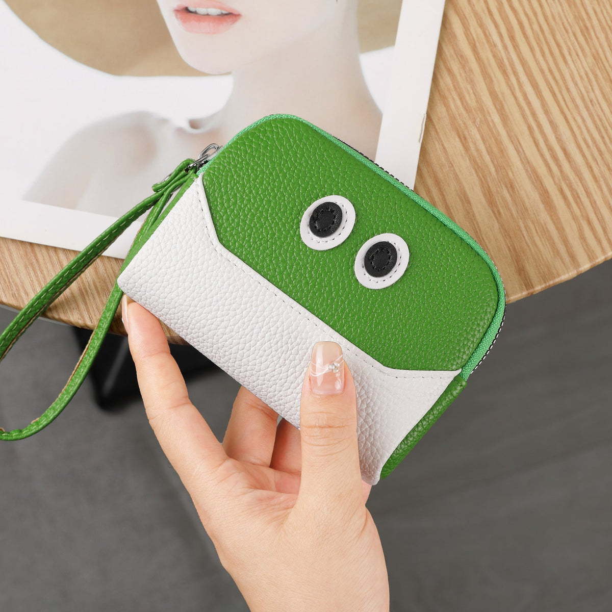 Fun Character Zippered Coin Pouch — product view 1
