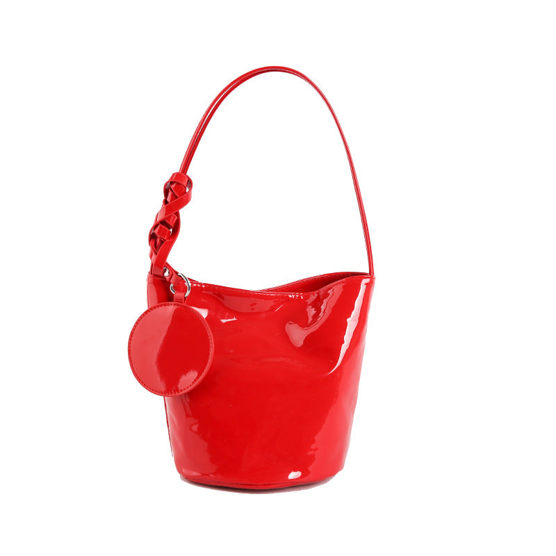 WoChic Patent Leather Bucket Bag LoungeYard — product view 7