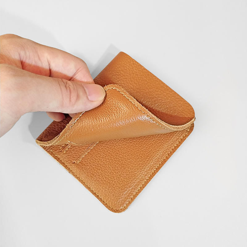Textured Leather Bi-Fold Wallet LoungeYard — product view 1