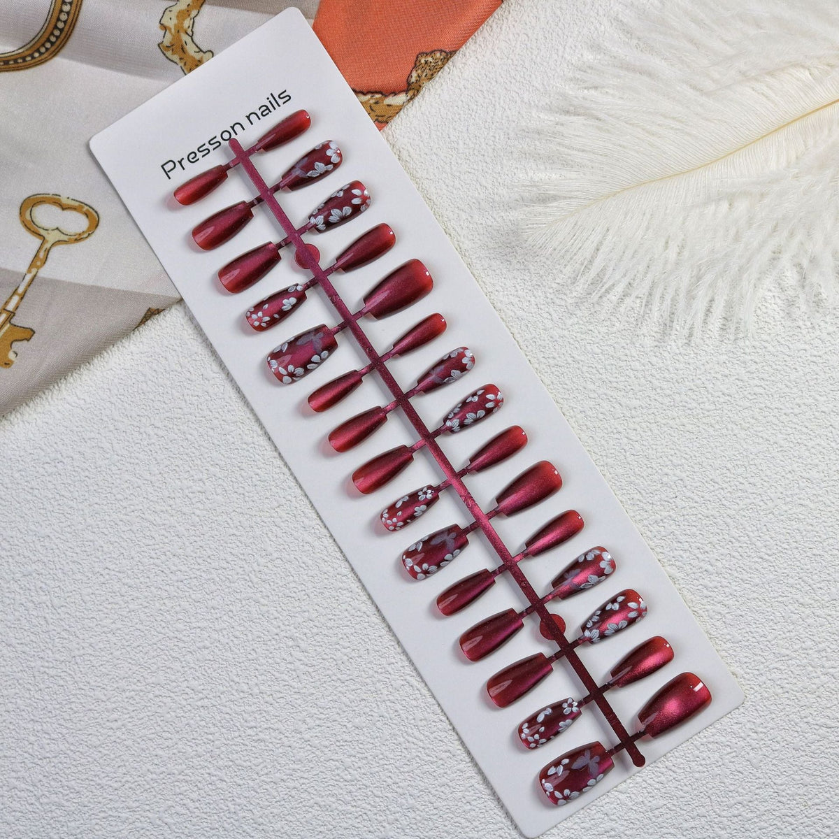 Premium Floral Press-On Nail Art Collection — product view 4