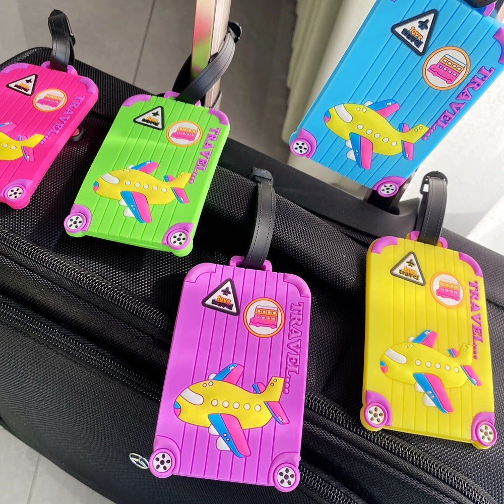 Travel-themed Luggage Tag LoungeYard — product view 3