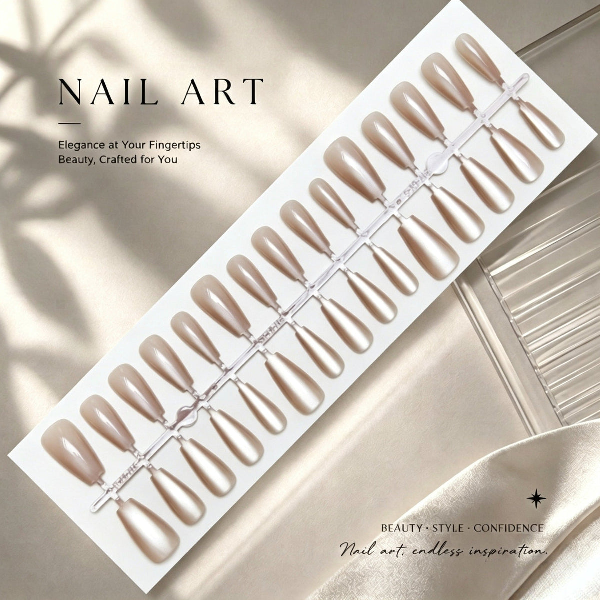 Premium Glossy Nail Art Press-Ons — product view 1