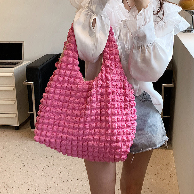 Cozy Textured Shoulder Tote — product view 3