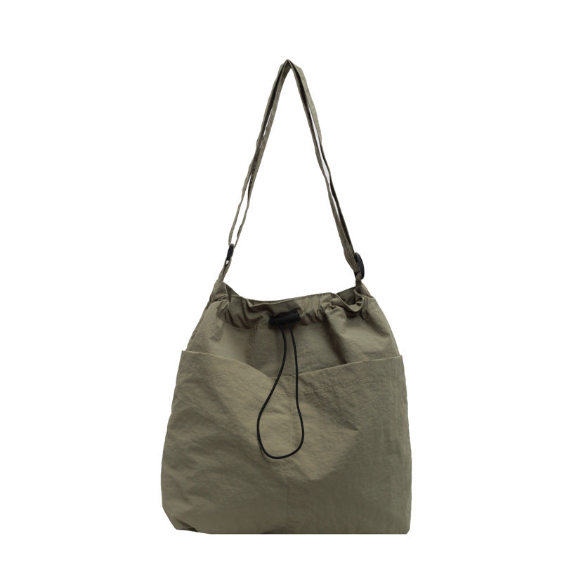 Trendy Drawstring Shoulder Bag LoungeYard — product view 4