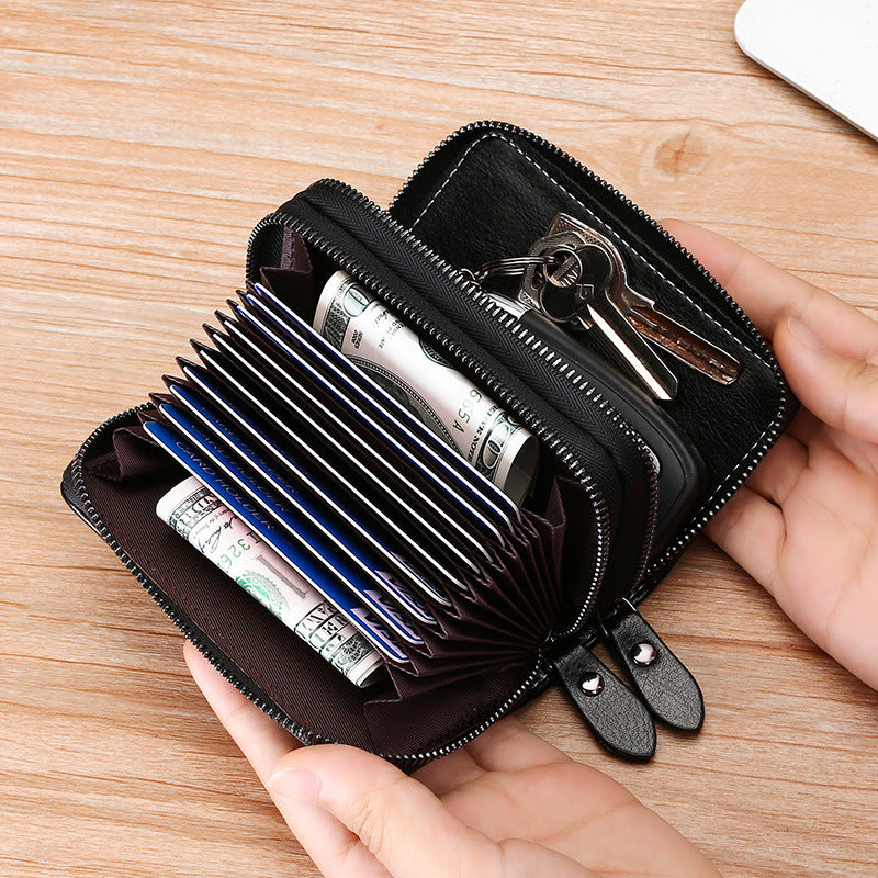 Multi-Functional Leather Zippered Wallet — product view 7