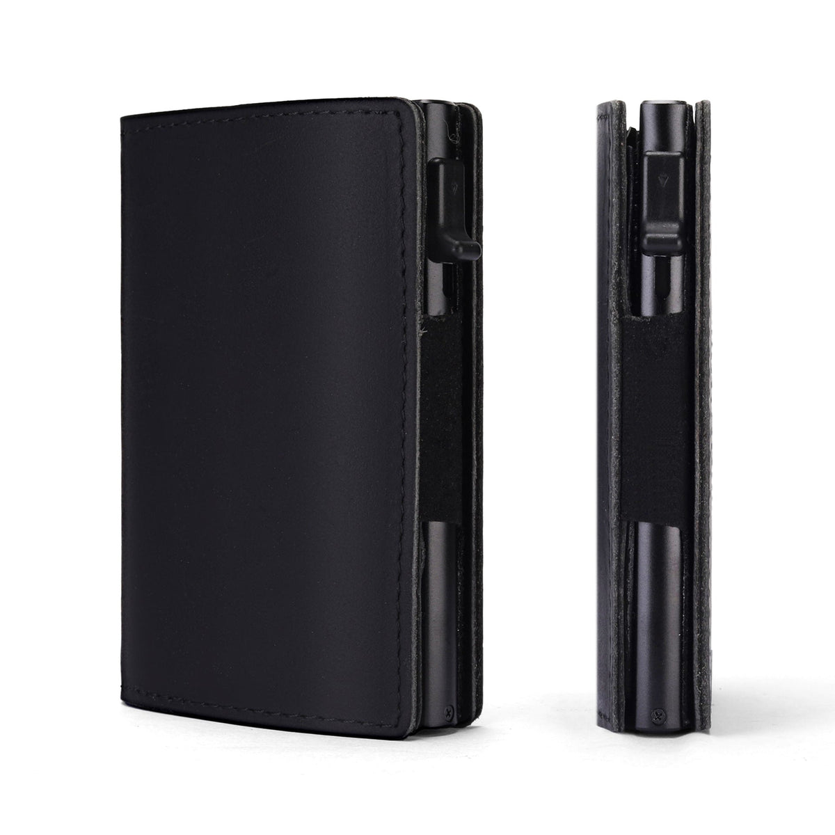 RFID-Blocking Leather Card Holder LoungeYard — product view 2