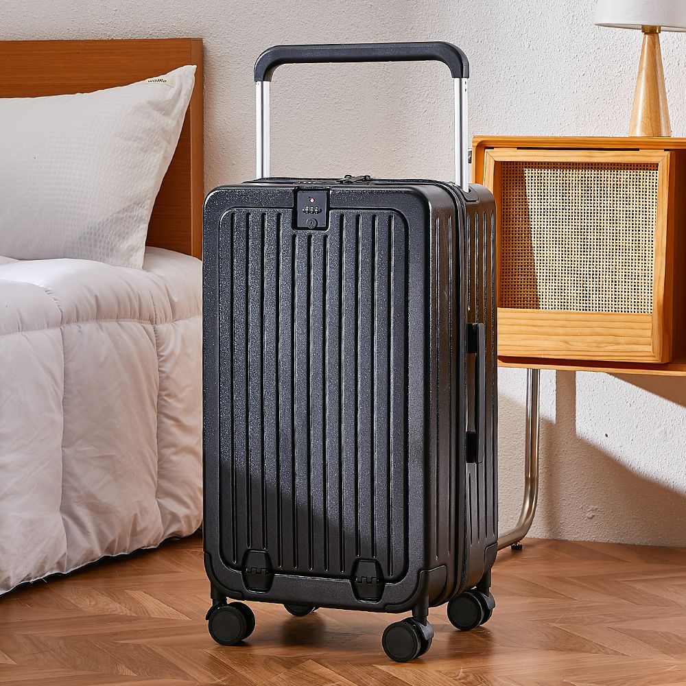 Compact Hard Shell Suitcase with 360-Degree Spinner Wheels — product view 6